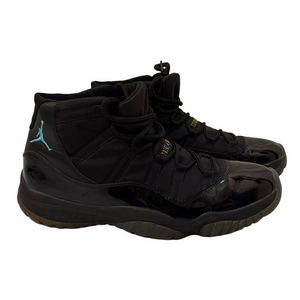 AIR Jordan 11 Retro Black Gamma Blue High Top Sneakers Size 13